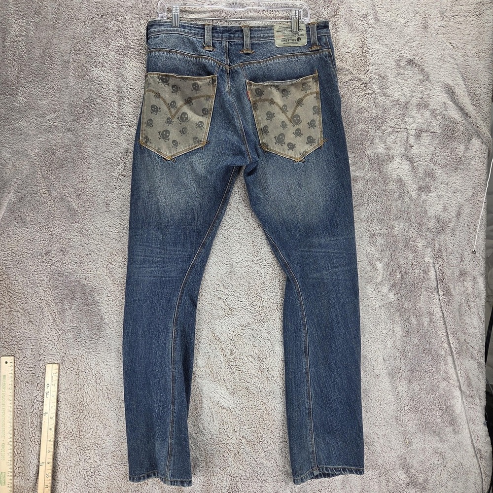 Vintage Levis Engineered Jeans Mens 32x33 Blue Twisted 10th Anniversary Zip Fly